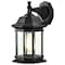 Nuvo Hopkins Outdoor Large Wall Lantern 1 Light Matte Black Finish 60/6118 - alternate 1